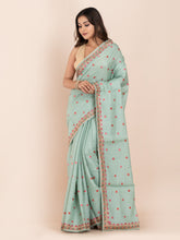 KAVVYA BLUE SILK SAREE